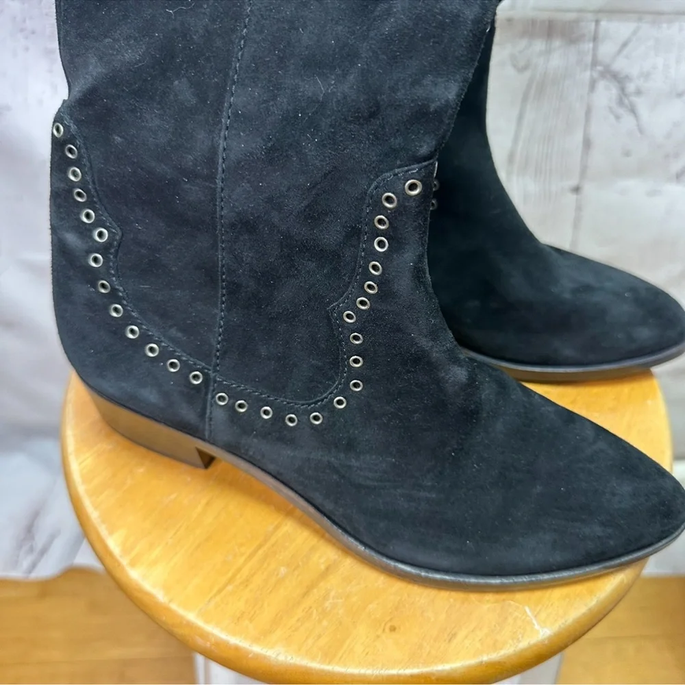 NWOT Frye Suede Boots Black - Picture 5 of 16